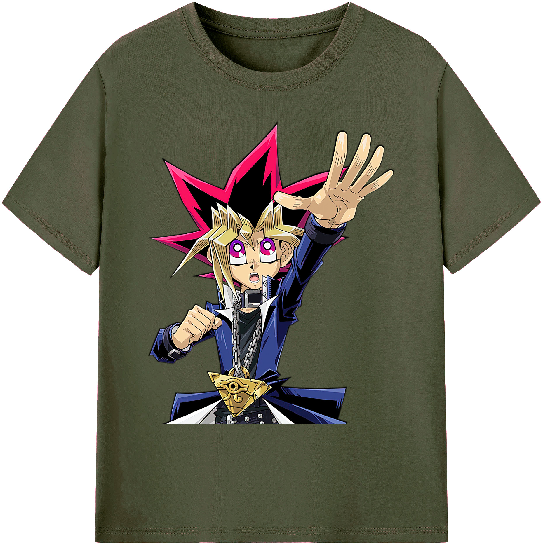 （画像用） 遊☆戯☆王 Yu-Gi-Oh! 綿100％ メンズ半袖Tシャツ｜肌触りやわらか＆通気性